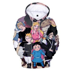 Sudadera con Capucha Personalizada al por Mayor Fitspi, Sudadera con Capucha Extra Grande con Estampado de <span class=keywords><strong>Anime</strong></span> en 3D, Sudadera Informal y Moderna - Product Image 6