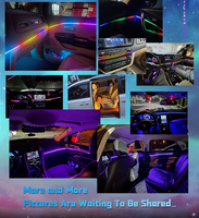 Lumières d'ambiance pour voiture Symphony Led 18 en 1, Rgb 64 couleurs, bande acrylique, éclairage ambiant pour voiture