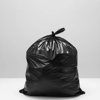 Sacs poubelle en plastique recyclé, grand format, pour entrepreneurs, très résistants, noirs, sacs poubelle, sacs à ordures, bolsas de basura, sacs à déchets
