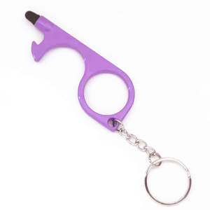 Llavero Multifunción de Metal de Lujo Lilangda, Herramienta de Autodefensa sin Contacto, Diseño Impreso con UV, Lápiz Óptico Manos Libres, Abrepuertas - Product Image 5