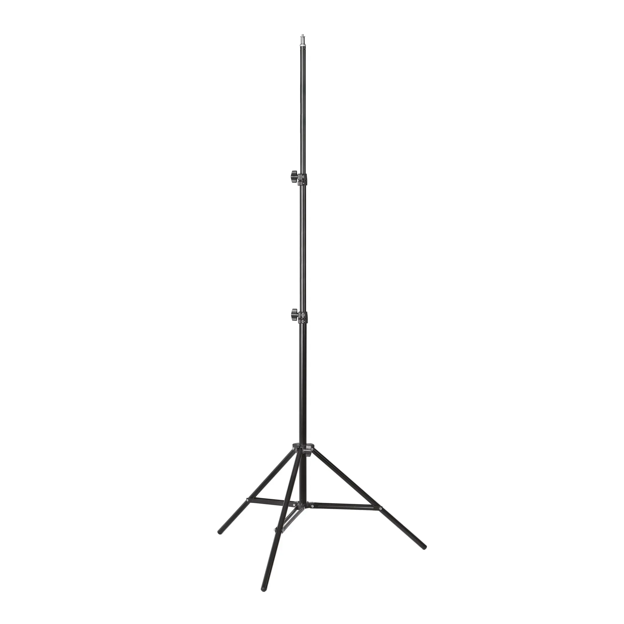 Photography 1.8 m Iron Light Stand For Photo Video Lighting Spring Cushioned Heavy Duty Stand Tripod