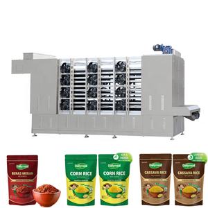 เครื่องจักรแปรรูปข้าวสารเสริมคุณค่าโภชนาการสีทองเกรดอาหารใหม่ วัสดุ SUS 304 อัตโนมัติ สำหรับแป้งและธัญพืช - Product Image 5