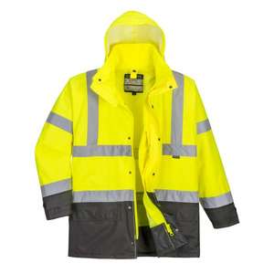 PORTWEST - S768YGYS Hi-vis Executive 5-en-1 chaqueta amarilla/gris-EAN 5036108256006 ROPA DE TRABAJO DE LA HI-VIS - Product Image 1
