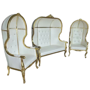 Sedia Trono Queen in <span class=keywords><strong>Legno</strong></span> Massello Stile Europeo di Lusso, Tradizionale Antico Blu e <span class=keywords><strong>Bianco</strong></span> HB010 - Offerta Speciale - Product Image 4