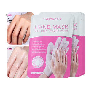 En stock, soins de la peau, exfoliant, hydratant, blanchissant, réparation de la peau sèche et rugueuse, masque pour les mains au collagène, gants - Product Image 1