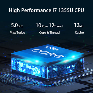คอมพิวเตอร์ HelorPC Mini Office PC รุ่น I3 I5 I7 โปรเซสเซอร์ 1235U 1355U 2 LAN 32G DDR4 6 USB 1 DP Thunderbolt คอมพิวเตอร์ H78 Core I3/i5/i7 12t - Product Image 4