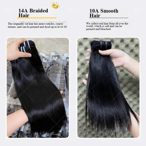 Extensions de cheveux vierges indiens 14A à micro-anneaux, double tirage, cuticules alignées, lisses et volumineuses, tissage de cheveux humains non traités - Product Image 4
