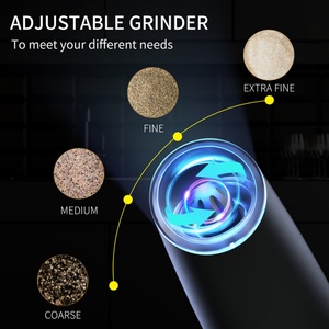 New Arrivals Gravity Plastic Ceramic <b>Pepper</b> Mill Rechargeable Salt <b>Grinder</b> Electric <b>Pepper</b> <b>Grinder</b> - Product Image 2
