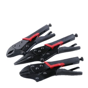 Adjustable Locking Pliers 1 In Jaw Serrated Chrome Vanadium Steel Industrial Grade Manual <b>Clamping</b> Tool Set - Product Image 1