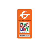 Étiquettes de sécurité personnalisées Anti-contrefaçon Numéro de grattage Vérification Code QR 3D Anti-effraction Autocollants pour la protection des produits de marque