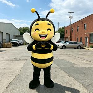 Costume de mascotte <span class=keywords><strong>abeille</strong></span> Leehom pour <span class=keywords><strong>adulte</strong></span>, idéal pour les spectacles, les fêtes et le cosplay (costumes de lapin) - Product Image 1
