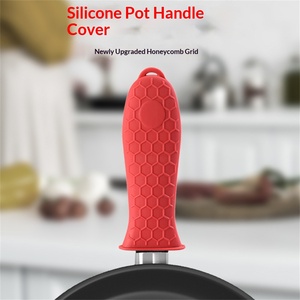 Support de poignée de casserole rectangulaire en silicone antidérapant résistant à la chaleur pour la cuisine - Product Image 2