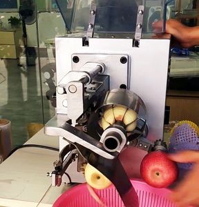 Pequeña máquina eléctrica 3 en 1 automática pera Apple Core Remover Apple Peeling Cutting Machine - Product Image 6