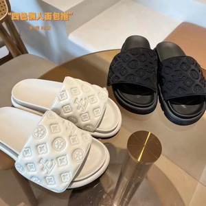 Nuove scarpe da <span class=keywords><strong>donna</strong></span> pantofole <span class=keywords><strong>antiscivolo</strong></span> e fondo spesso alla moda comodi sandali da esterno da <span class=keywords><strong>donna</strong></span> a infradito casual a punta aperta - Product Image 4