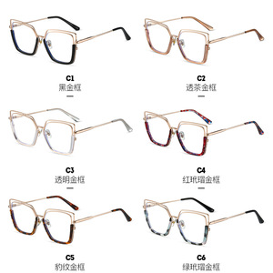 2025 модные негабаритные квадратные очки для чтения, женские мужские очки против синего света, двойная оправа, оптические очки для дальнозоркости TR90 - Product Image 3