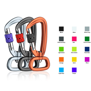 Karabiner Putar Pengunci Sekrup Logam Aluminium 5kN, Pengait Geser Clevis, Pengunci Kait, Karabiner Kekuatan Tinggi untuk Olahraga Luar Ruangan - Product Image 6