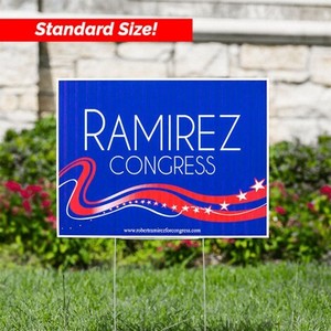 Letreros de Plástico Corrugado Personalizados para Eventos, Tamaño Estándar de 18 x 24 Pulgadas, para Festivales - Product Image 2