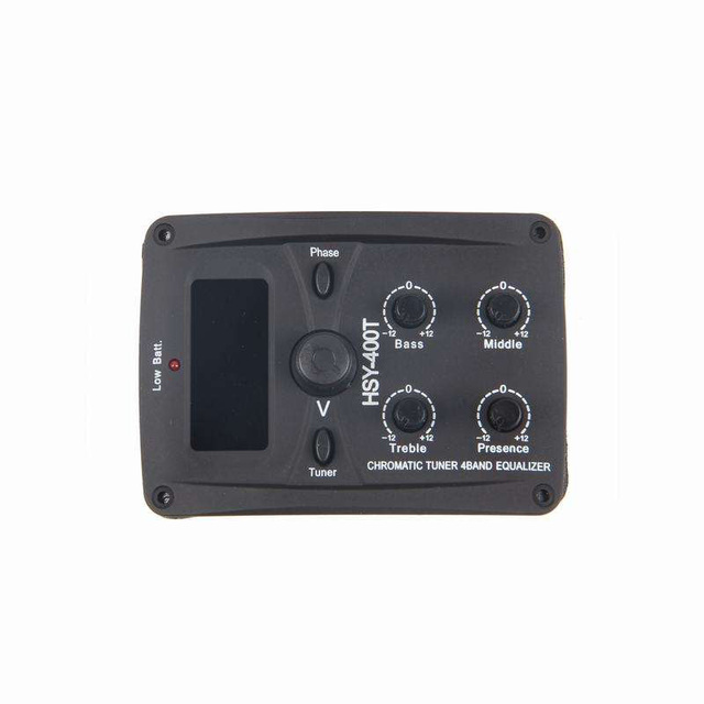 Joinaudio High-Effective Acoustic Guitar Pickups  LED Tuner Musical Instrument Accessories Guitar Accessories