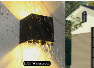 Ngoài Trời LED Tường Ánh Sáng Vuông Điều Chỉnh Chùm Góc Tường Đèn Nhôm Ngoài Trời Không Thấm Nước IP65 Lên Xuống Tường Ánh Sáng Vườn Đèn Treo Tường - Product Image 6