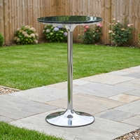 Table basse en acier chromé moderne à la mode Table de bar Table de cocktail LQ- BT303
