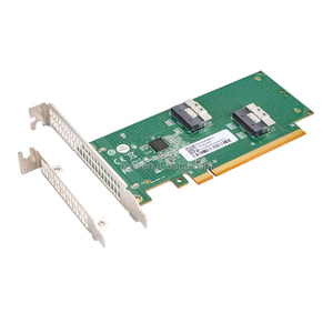 PCIE X16 2 * Slimsas SFF-8654 8i adaptörü PCIe 4.0 X16 RTX için yükseltici kablo oyun uzatma portu 4090/4080/4070 gpu'lar stok - Product Image 3