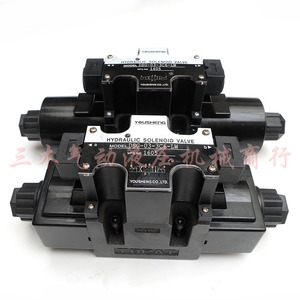 วาล์วโซลินอยด์ไฮดรอลิกยี่ห้อ Yousheng รุ่น DSG-03-3C6-LW แบบ 4 ทาง ขนาดพอร์ต 1/2 นิ้ว อัตราการไหล 60 ลิตร/นาที แรงดัน 315 บาร์ - Product Image 1