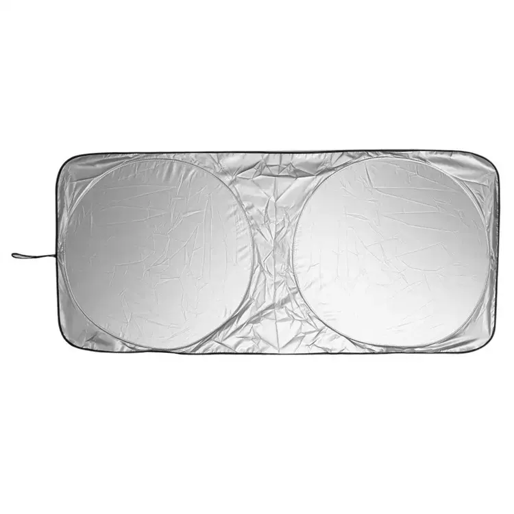Interior do carro Cool Car Reflective Sun Blocker Car Windshield Sun Shade para pequenos Sedans Mini SUV Hatchback