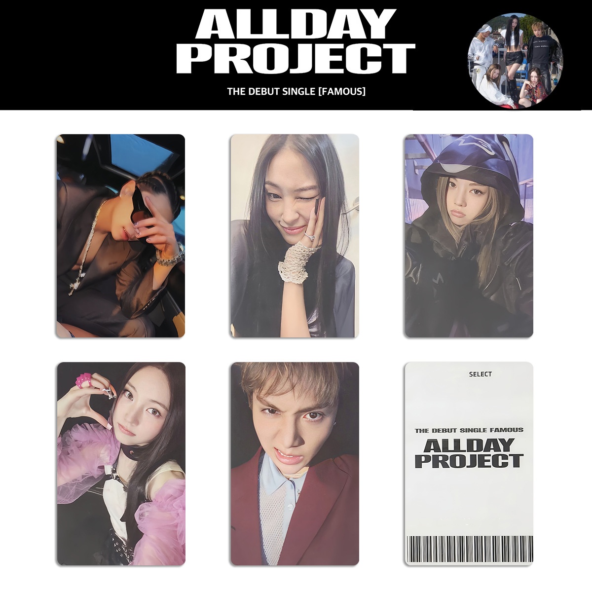 Kpop ALLDAY PROJECT Album Card - Famous Debut Annie Tarzan