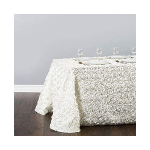 Jupe de table en tulle jetable de 14 pieds, 100% polyester, sur mesure, design personnalisé, fêtes à thème, mariage, anniversaire, banquet, hôtel - Product Image 1