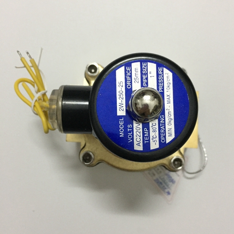 Songo Électrique 380VAC 1 pouce DN25 En Laiton Normalement Fermée N/C Électrovanne d'eau avec filetage NPT