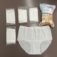 Culottes jetables blanches antibactériennes légères pour femmes, sans couture, non tissées, pour voyage, urgence, spa, prêtes à être expédiées