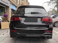 Kit carrosserie GLC63 AMG Facelift 2022 pour Mercedes-Benz GLC 2016-2019 – Nouvelle conversion de pare-chocs et feux en PP apprêté – Rétrofit/Amélioration