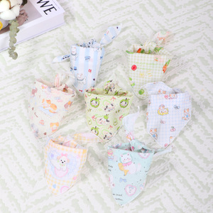 Babero de Algodón Estampado para Mascotas, Diseño de Dibujos Animados, Cómodo, para Todas las Estaciones, Accesorios para Gatos - Product Image 3