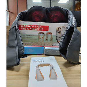 Chal masajeador eléctrico Shiatsu, 3 velocidades, recargable, cinturón de hombro, espalda, cuello - Product Image 6