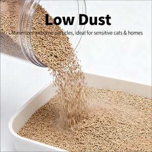 Bac à litière pour chat en tofu avec agglomération rapide, charbon actif, bois, amidon de maïs, à base de plantes, jetable dans les toilettes, sans blocage - Product Image 1