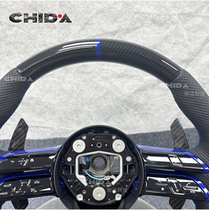 <span class=keywords><strong>Volante</strong></span> de Fibra de Carbono Personalizado con Diseño de Libélula, Compatible con <span class=keywords><strong>Mercedes</strong></span> Benz C63 E63 W213 C43 A45 G63 G500 S63 GLS63 S500 G55 CLA - Product Image 2