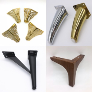 Patas de repuesto duraderas para muebles, reposapiés de hierro para sofá, placa superior, patas sofales de hierro - Product Image 6