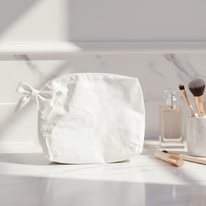 Borsa Cosmetica <span class=keywords><strong>da</strong></span> Viaggio Portatile Personalizzata con Fiocco, Ecologica, per Ragazze - Vendita Calda all'Ingrosso - Product Image 3