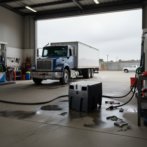 Tanque de Combustible Portátil de 58 Galones para Diésel, Bomba de Transferencia de 12V, 10 GPM, Equipo de Servicio de Gasolina Negro - Product Image 2