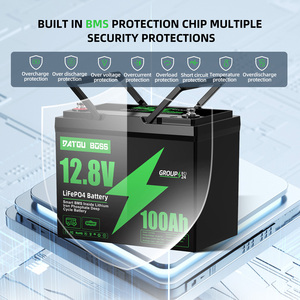 Batterie rechargeable au phosphate de fer et de lithium 12,8 V 100 Ah, batterie au lithium 12 V 100 Ah Lifepo4 pour système de stockage d'énergie solaire - Product Image 5