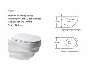 Salle de bain Sanitaire Wc suspendu Toilettes suspendues Cuvette Toilette en céramique