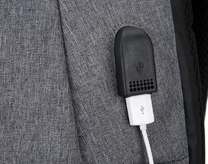 Mochila Multifuncional de Poliéster Impermeable de Alta Calidad para Computadora Portátil, Unisex, con Puerto USB para Viajes y Escuela - Product Image 6