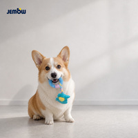 Juguete Masticable Circular de Peluche Duradero con Estampado de Animales de Dibujos Animados para Perros, Interactivo, para Limpiar los Dientes Molares y Aliviar el Aburrimiento, para Jugar Solo