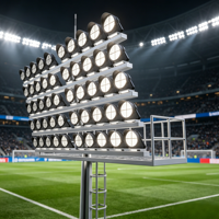Projecteur LED extérieur à mât haut de 25m 30m pour stades, ports et éclairage extérieur de grandes surfaces