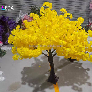 LEDA <b>Red</b> Cherry Blossoms <b>Silk</b> Artificial Flower Tree for Wedding Valentine's Day & Birthday Events-Durable Centerpiece - Product Image 6