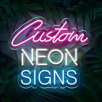 Lumière LED imprimée UV au néon avec logo personnalisé Signalisation numérique en acrylique Bar publicitaire pour la maison Source de la lampe UV Transformateur DC AC