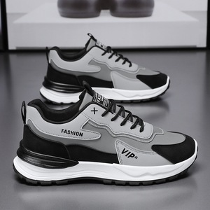 Summer Men's Korean-Style <b>Retro</b> Sports Casual Running Skateboarding Sneakers Breathable All-match Thick-Soled Dad Shoes - Product Image 3