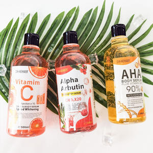 Private Label di alta qualità a buon mercato 500ml idratante idratante VC Arbutin AHA curcuma essenza sbiancante coreano siero per la cura della pelle - Product Image 1