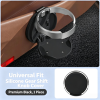Porte-gobelet pliable pour porte de voiture, support de boisson et support de téléphone 2 en 1, organisateur universel de bouteilles d'eau pour voiture avec fixation par clip à ressort