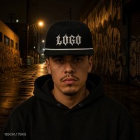 Casquette de baseball personnalisée avec broderie Old English, 5 panneaux, visière incurvée, style Dad Hat, streetwear urbain West Coast, vente en gros, faible MOQ